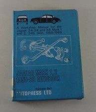 Reparaturanleitung Autobook Jaguar Mark I + II + 240 / 340 Baujahre 1959-1969