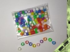 100 x Ring für Geflügel bunt