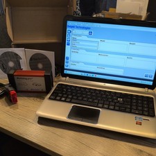 KFZ Profi diagnosegerät mit Laptop. OBD diagnosegerät fehlerspeicher auslesen 