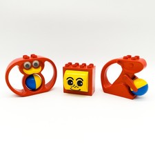 LEGO® DUPLO® Primo 3er Motorik Babyspielzeug Set Rasseln Gesichtswürfel drehbar