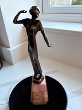 Art Deco Spelter Bronze Figur