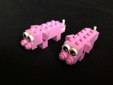 Lego 2 x Schweine, pig Tiere