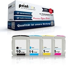 4x Rebuild Tintenpatronen für HP Business-InkJet 1100 Dru Premium Office