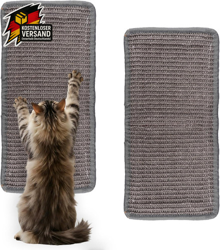 Katzenkratzmatte wand 2er - katzenkratzmatte,