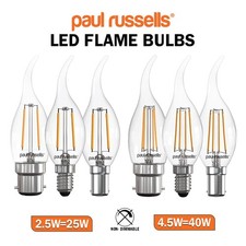 LED Filament 2,5W=25W 4,5W=40W