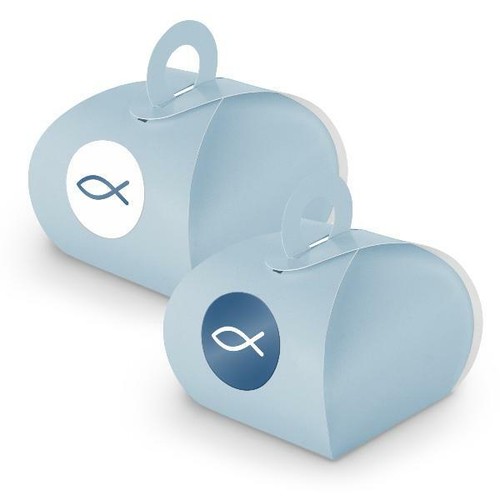 Itenga set fisch blau weiß - set,