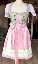 Dirndl, rosa, grün