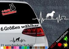 Herzschlag Aufkleber Bulldogge