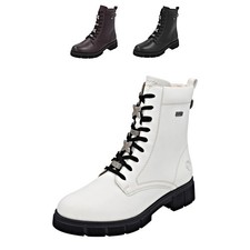 Remonte D2S73 Boots Damen Leder Stiefeletten Stiefel Winterstiefel Winterboots