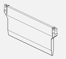 10 Stück Beschwerungsplatten Breite 127mm für Vertikaljalousie Stoff Lamellen