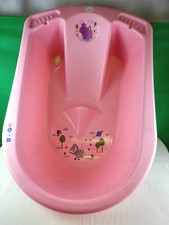 Babywanne Badewanne rosa 80 cm mit Ablauf Prima Baby/OKT  W1828