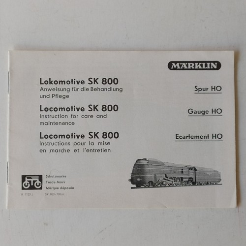 Märklin sk800 original - ho,