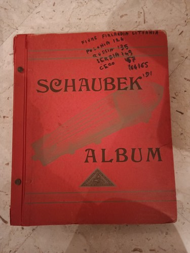Schaubek album briefmarken - album.,