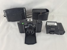 MINOX 35 PL Kamera mit Lederetui und MINOX FC 35 Blitz mit Lederetui