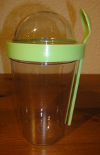 Tchibo Joghurt Müsli Becher to go Joghurt Früchte grün *NEU/OVP*