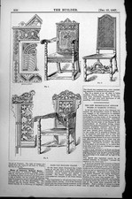 Alte englische Stühle Eiche