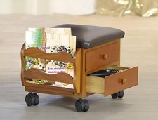 Fuss Hocker Stütze Holz, 2