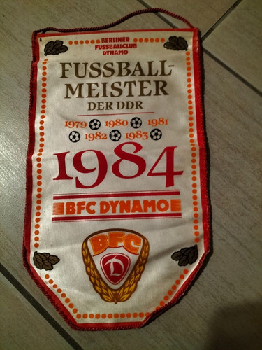 Fußball wimpel ddr 1984 bfc - fußball,