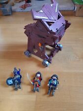 Playmobil Ritter Mittelalter Belagerungsturm mit Figuren