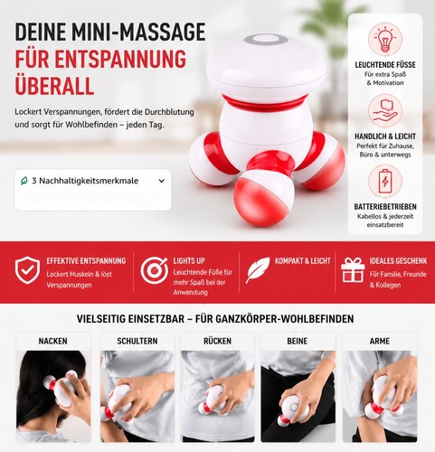 Mini massagegerät handheld - mini-massagegerät,