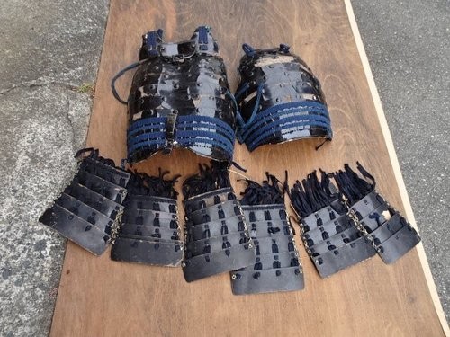 Samurai rüstungsset mit - rüstungsset,