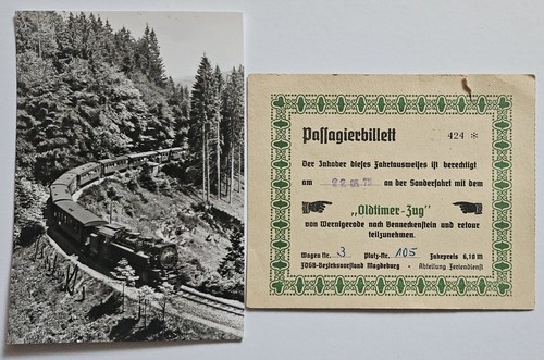 Alte postkarte 1978 harz - harz,