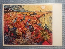 alte Ansichtskarte Postkarte AK Vincent van Gogh Die roten Weinberge Öl Leinwand
