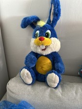 Ferrero Plüsch Hase alt Vintage ca 46 Sitzend Werbung Werbehase Geschäft