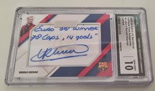 Ronald Koeman Daka 2023-24 Auto Gem Mint 10 CGC Limit 15
