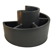 Pflanztopf Kräuterspirale Kräuterschnecke  Kunststoff anthrazit 52x43x34 cm