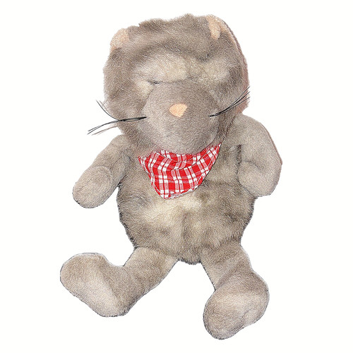 Vintage nici stofftier katze - vintage,