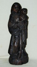 Handarbeit – Holz Figur Skulptur „Heilige Maria & Jesu Kind, ca. 31 cm hoch