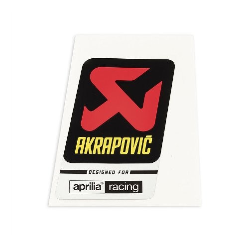 Aprilia aufkleber akrapovic - aprilia,