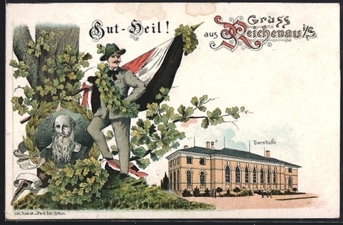 Lithographie reichenau s - lithographie,