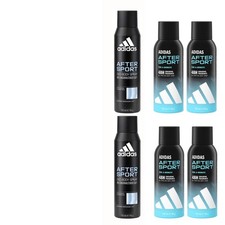 6x150ml adidas After Sport Deospray Body Spray 48H Duft Cool & Aromatic