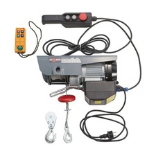 ANTWINCH Elektrische Seilwinde Hebezug Kran Seilzug Funk 230V 125/250kg TÜV/GS