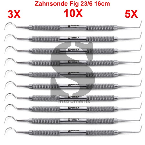 Zahnarzt zahnsonde fig 6 - zahnsonde,