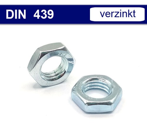 Flachmuttern din 439 - din,