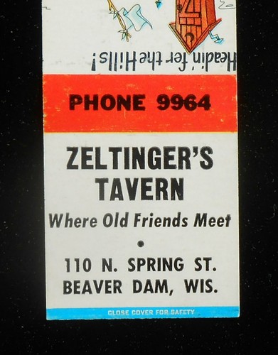 1950s zeltinger tavern phone - 1950s, zeltinger's