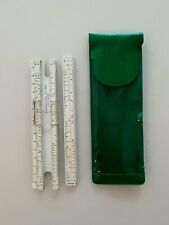 Kleiner Rechenschieber 67/87 Rietz Faber Castell Slide Rule im Etui