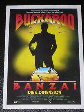 Filmkarte - Cinema - Buckaroo Banzai - Die 8. Dimension