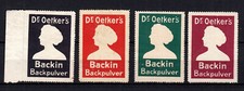 418607/ Lot Reklamemarken – Dr. Oetker´s - Backin-Backpulver