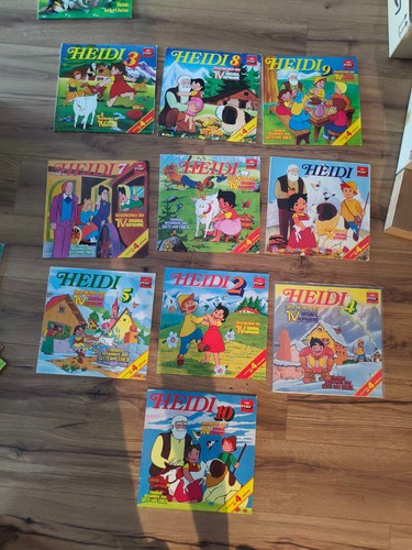 10x heidi schallplatten - 10x,