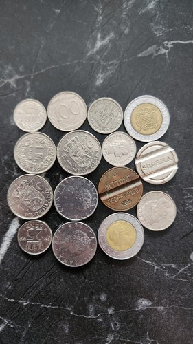 Vintage münzsammlung - münzsammlung, –