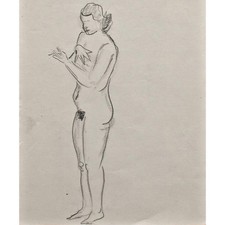 Max Schwimmer Frauenakt Studie