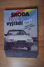 Buch Handbuch Skoda 136L  tsch. Text  CSSR von ´88 Reparaturhandbuch gebraucht