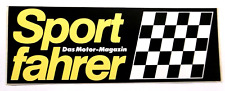 Werbe-Aufkleber Sportfahrer