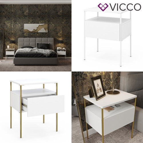 Nachtschrank mira weiß - mira,