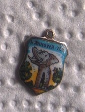 Bettelarmband Wappen Anhänger - Hannover Zoo  - 800 Silber (EHj)