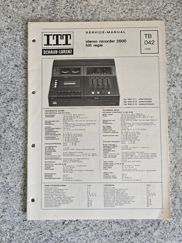 Original itt schaub - original, schaub-lorenz